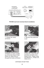 Preview for 20 page of GoWISE Power Tech-On PS1001 User Manual