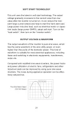 Preview for 22 page of GoWISE Power Tech-On PS1001 User Manual