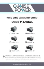 GoWISE PS1001-NP User Manual preview