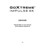 Предварительный просмотр 1 страницы goxtreme IMPULSE 4K User Manual