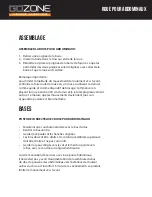 Preview for 4 page of GOZONE AB Wheel Manual