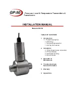 GP:50 216/316 Installation Manual предпросмотр