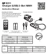 Предварительный просмотр 1 страницы GP E211 Instruction Manual