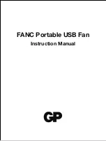 Предварительный просмотр 1 страницы GP FANC Instruction Manual