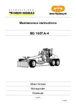 GP HBM-NOBAS BG 160TA-4 Maintenance Instructions Manual предпросмотр