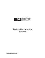 Preview for 1 page of GP ReCyko+ Instruction Manual