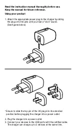 Предварительный просмотр 2 страницы GP WM2A Instruction Manual