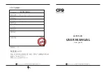 Preview for 8 page of GPD G1618-03 Manual