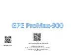 Preview for 21 page of GPE ProMax-900 User Manual