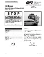 Предварительный просмотр 1 страницы GPI L 5016 Owner'S Manual