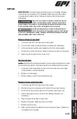 Preview for 17 page of GPI M-1115S-AU Product Owners Manual