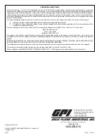 Предварительный просмотр 12 страницы GPI PA-120H Owner'S Manual