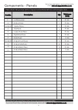 Preview for 3 page of GPM STRATFORD CHTSTR6BK Assembly Instruction Manual