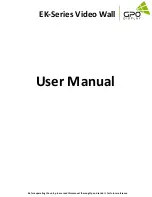 GPO Display EK46HSU User Manual предпросмотр