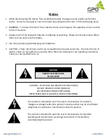 Preview for 2 page of GPO Display InteracTable User Manual