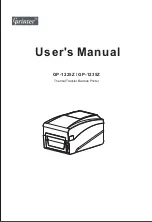 Предварительный просмотр 1 страницы GPRINTER GP-1225Z User Manual