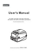 GPRINTER GP-1624T User Manual предпросмотр