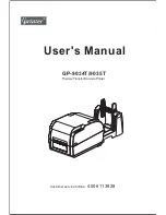 Предварительный просмотр 1 страницы GPRINTER GP-9034T User Manual