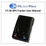 GPS ANYPLACE CT-24 User Manual preview