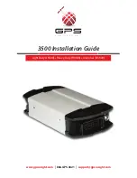 Preview for 1 page of GPS Insight H3500 Installation Manual