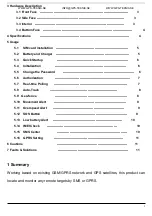 Preview for 2 page of GPS-TEKNIK GSM/GPRS/GPS OUTLINK 950 User Manual