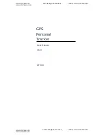 Preview for 1 page of GPS-TEKNIK GT30X User Manual