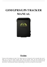 Предварительный просмотр 1 страницы GPS Tracker cvpl-g203 User Manual