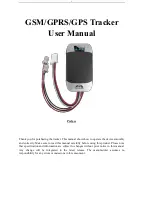 GPS Tracker GPS303CD User Manual preview