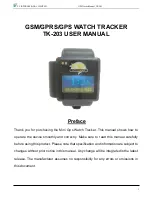 Preview for 1 page of GPS Tracker TK-203 User Manual