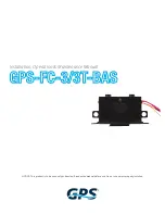 Предварительный просмотр 1 страницы GPS GPS-FC-3 Installation, Operation & Maintenance Manual