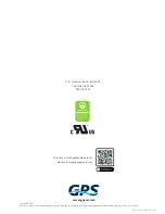 Предварительный просмотр 6 страницы GPS GPS-FC24-AC Installation, Operation & Maintenance Manual