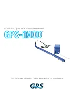 GPS GPS-iMOD Installation, Operation & Maintenance Manual предпросмотр