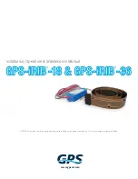 Предварительный просмотр 1 страницы GPS GPS-iRIB-18 Installation, Operation & Maintenance Manual