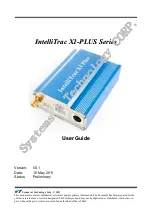 GpsGate IntelliTrac X1 Plus series User Manual preview