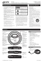 GPX 1400-0529-09 User Manual предпросмотр