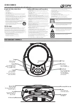 GPX BC112B v483-03 User Manual preview