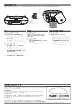 Предварительный просмотр 2 страницы GPX BC232 v1089-01 Instructions