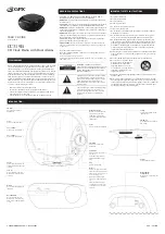 GPX CC319B User Manual предпросмотр