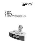 Предварительный просмотр 1 страницы GPX ci3807b Instruction Manual