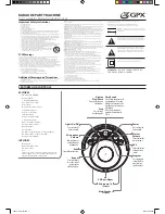 Preview for 1 page of GPX J085B v1101-01 User Manual