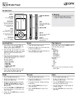 GPX ML651B User Manual preview