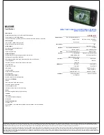 Preview for 2 page of GPX ML838B Specification Sheet