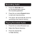 Preview for 17 page of GPX MT962B User Manual