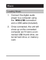 Preview for 9 page of GPX MW151 User Manual