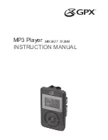 Preview for 1 page of GPX MW3827 Instruction Manual