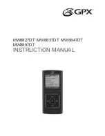 GPX MW8827DT Instruction Manual preview