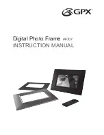 Предварительный просмотр 1 страницы GPX PF707 Instruction Manual