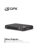 GPX PJ608 User Manual preview