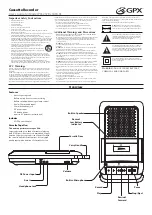 GPX PRC257B v1894-01 User Manual предпросмотр