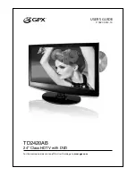 Предварительный просмотр 1 страницы GPX TD2420AB User Manual